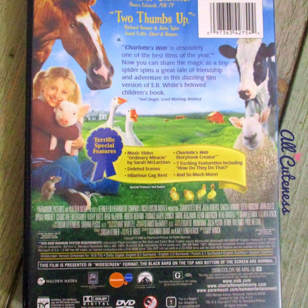 Charlotte's Web DVD - Picture 3 of 7